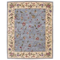 Nourison Julian JL47 Rug - Light Blue Size - 7.6 x 9.6 ft.