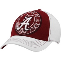 NCAA Alabama Crimson Tide Men's Mixer 1 Fit Cap (White, One Size)