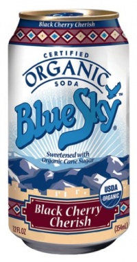 Blue Sky Organic Black Cherry,  12-Ounce Cans (Pack of 24)