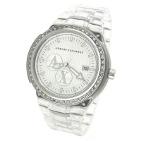 Armani Exchange Silver-Tone Dial Women's Watch #AX5056