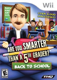 Are You Smarter Than a 5th Grader: Back to School - Nintendo Wii