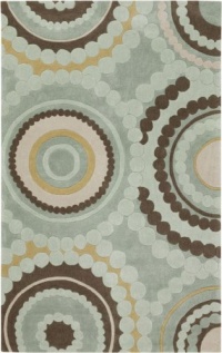 Area Rug 3x5 Rectangle Contemporary Seafoam Color - Surya Cosmopolitan Rug from RugPal