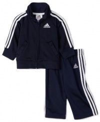 adidas Infant Boys Core tricot Set, Navy, 24 months