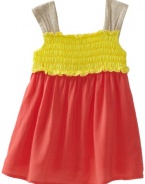 Little Ella Baby-girls Infant Pop Dress, Carnation, 18-24 Months