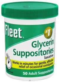 Fleet Glycerin Suppositories -- 50 Suppositories