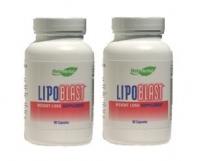 2 Bottles - LipoBlast Extreme Diet Pills/Energy Boosters/Appetite Suppressant for Weight Loss - 180 Capsules