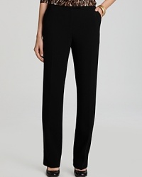 Exude classic style in these must-have black pants by Jones New York Collection.