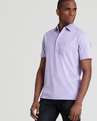 Polos are an essential component of every guy's relaxed wardrobe. Add this one from Michael Kors and punch up your look with a shirt that's anything but basic.