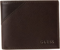 Guess Men's Monterrey Passcase Wallet, Brown, One Size