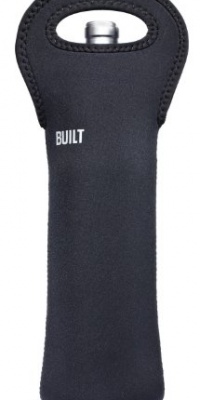 BUILT Neoprene 1-Bottle Tote, Black