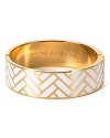 Cool and classic at once, this enameled bracelet from kate spade new york is destined to be the star of your bangle stack.