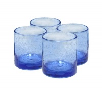 Artland Iris DOF, 14-Ounce, Light Blue, Set of 4