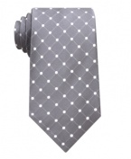 Dress on the dot. This Geoffrey Beene tie is the perfect pattern to round out your wardrobe.