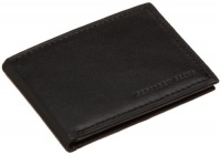 Geoffrey Beene Men's Mirage Slim Passcase Wallet, Black