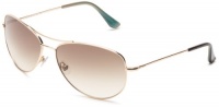 Kate Spade Ally 3S Aviator Sunglasses,Gold,60 mm