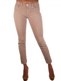 J Brand Jeans Mid Rise Skinny Cords In Lioness SIZE: 27