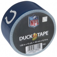 Duck Brand 240496 Indianapolis Colts NFL Team Logo Duct Tape, 1.88-Inch by 10 Yards, Single Roll