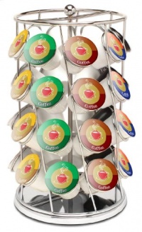 Keurig K-Cup Carousel Tower for 28 K-Cups, Chrome