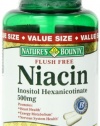 Nature's Bounty Flush Free Niacin 500 Mg, 120-Count