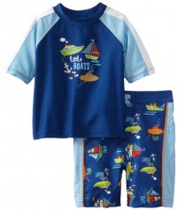 ABSORBA Baby-Boys Infant Boat Two Piece Swimsuit Set