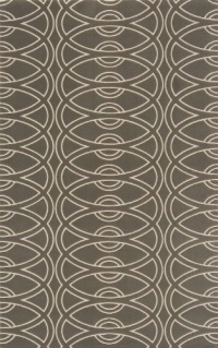 Area Rug 2x3 Rectangle Contemporary Grey Color - Momeni Elements Rug from RugPal