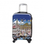 Heys USA F1106-22 Fazzino 22 Hardsided Spinner Case Theme: Carnevale Veneziana