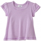 Splendid Littles Baby-girls Newborn Striped Swing Tee, Macaroon, 3-6 Months