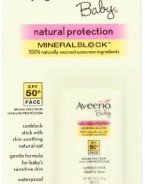 Aveeno Sun Natural Protection Baby SPF 50 Stick, 0.5 Ounce