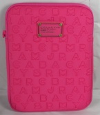 Marc Jacobs Dreamy Logo Neoprene Tablet Case Fluoro Fuchsia