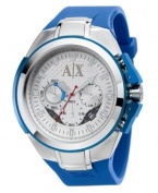 A bold, sporty style and supreme functionality distinguish this watch by AX Armani Exchange.