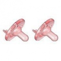 Avent BPA Free Soothie Pacifier 2 Pack - Pink - 3 Months and Older - 3m+ (was 6 to 18 Months)