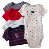 Carter's 5-Pack Short Sleeve Bodysuits - Football - 18M