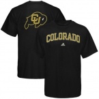 Colorado Buffaloes adidas Black Relentless T-Shirt