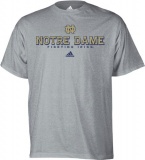 Notre Dame Fighting Irish Grey adidas Impervious T-Shirt