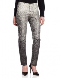 NYDJ Women's Sheri Skinny Ombre Cheetah Jean