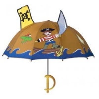 Kidorable Pirate Umbrella, Brown, One Size