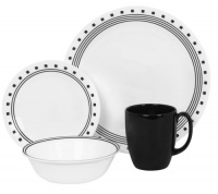 Corelle Livingware 16-Piece Dinnerware Set City Block