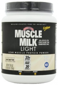 CytoSport Muscle Milk Light, Cake Batter, 1.65 Pound