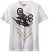 Metal Mulisha Boys 8-20 The Dunne Tee, Optic White, Small