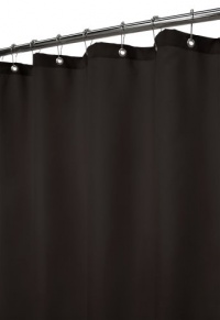 Park B. Smith Dorset Solid Watershed Shower Curtain, Black