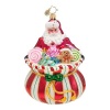 Christopher Radko Sweet Tooth Santa Glass Christmas Ornament - New for 2013 - 6H. - 1016595