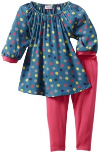 Splendid Littles Baby-Girls Infant Mod Dot Tunic Set, Twiggy, 18-24 Months