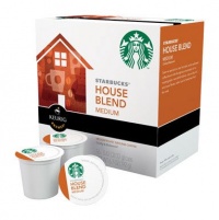 Starbucks House Blend Medium Roast Coffee Keurig K-Cups, 16 Count