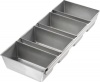 USA Pan 5-1/2 by 3-Inch Strapped Mini Loaf Pan, Set of 4