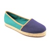 Aqua Tropical Womens Size 6 Blue Flats Shoes