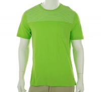 Kenneth Cole Reaction 318 Lime Combo Horizontal Stripes SS T-Shirt