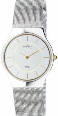 Skagen Men's 233LGSC Two-Tone Mesh Bracelet Watch