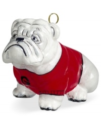 Spread more than Christmas spirit. Cheer on the Georgia Bulldogs all year long with this hand-painted ornament from Joy to the World.