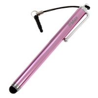 GTMax Pink Universal Capacitive TouchScreen Stylus with 3.5mm Adapter Plug works with iPad, Hp TouchPad, iPhone 4 / 4S, Samsung Galaxy S III i9300 (Global Version), Kindle fire, Touch and all capacitive Touch screen Devices - Retail Packaging