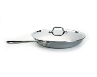 All-Clad 51125 All Clad Stainless-Steel 12-Inch Fry Pan with Lid